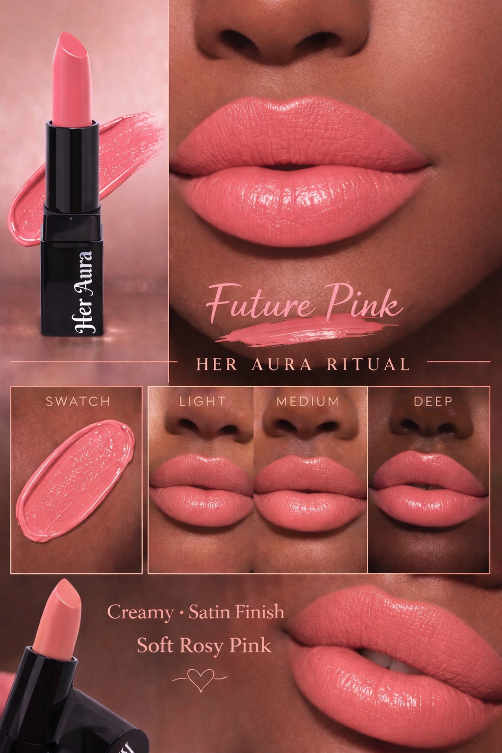 Satin Lipstick - Future Pink