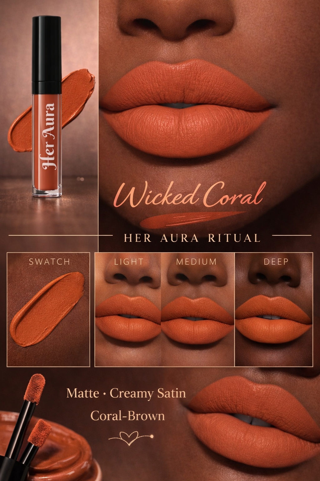 Liquid Lipstick - Wicked Coral