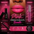 Pink Obsession Bundle| Satin Lipstick, Liquid Lipstick & Lip Pencil Trio | Pink Lip Set | Her Aura Ritual