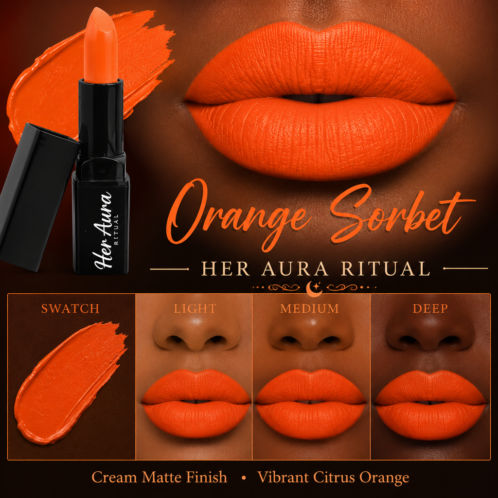 Orange Sorbet Cream Matte Lipstick